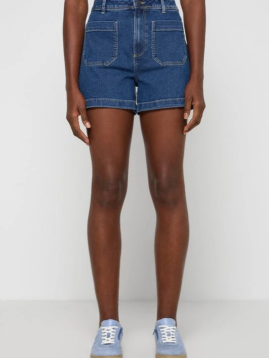 Zdjęcie produktu Szorty jeansowe Vero Moda granatowy