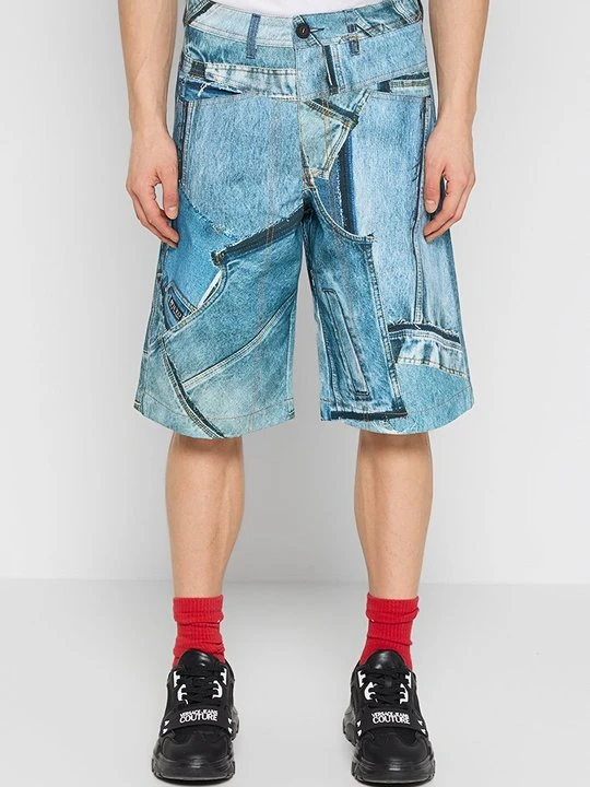 Zdjęcie produktu Szorty jeansowe Versace Jeans Couture jasnoniebieski