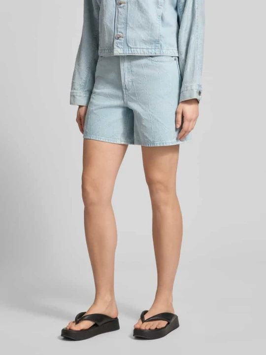 Zdjęcie produktu Szorty jeansowe w 5 kieszeni model '90S' Calvin Klein Jeans Jasnoniebieski