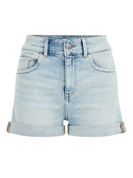 Zdjęcie produktu Szorty jeansowe WE Fashion jasnoniebieski melanż