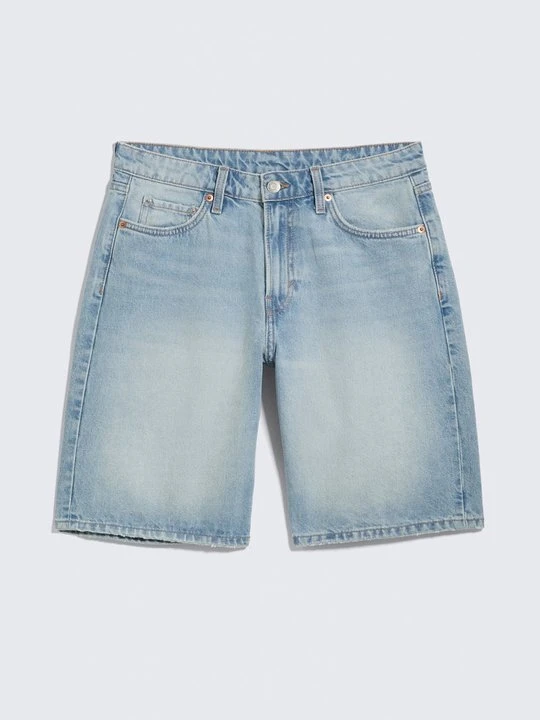 Zdjęcie produktu Szorty jeansowe Weekday ciemnofioletowy