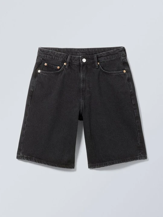 Zdjęcie produktu Szorty jeansowe Weekday czarny