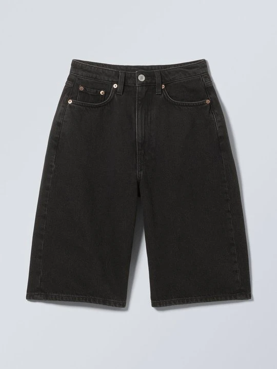 Zdjęcie produktu Szorty jeansowe Weekday czarny