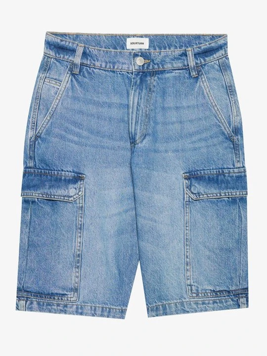 Zdjęcie produktu Szorty jeansowe YOURTURN By Zalando jasnoniebieski denim