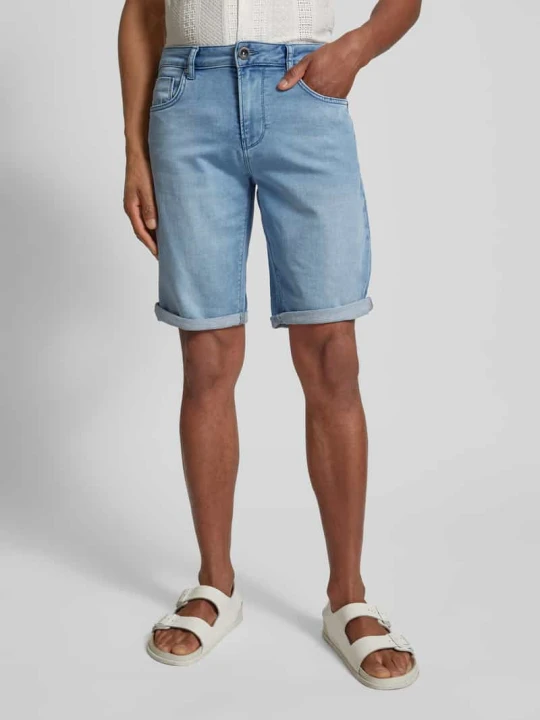 Zdjęcie produktu Szorty jeansowe z 5 kieszeniami model ‘FLORIDA’ Cars Jasnoniebieski