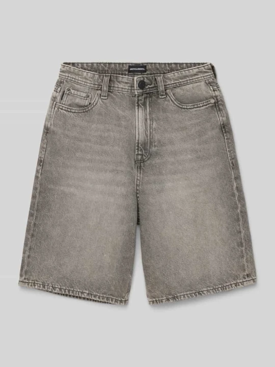 Zdjęcie produktu Szorty jeansowe z 5 kieszeniami model ‘IRON’ Jack&Jones Średnioszary melanż
