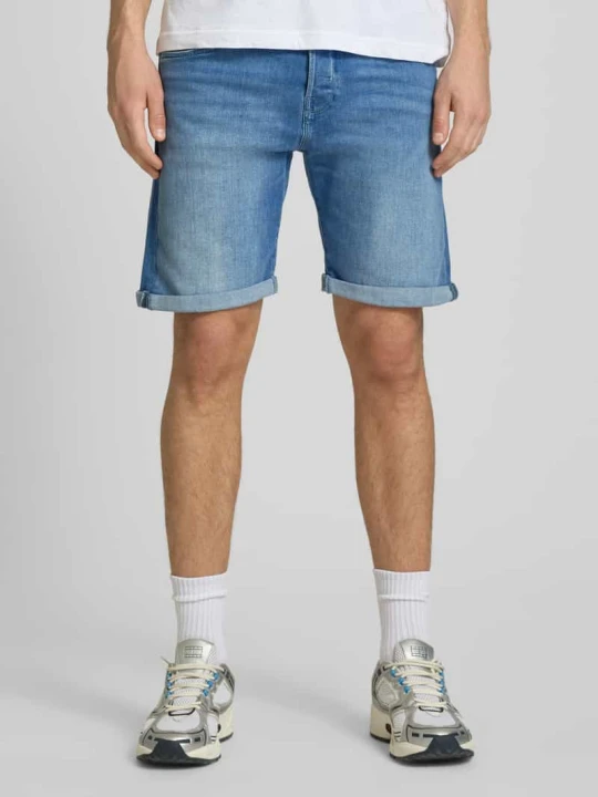 Zdjęcie produktu Szorty jeansowe z brzegiem model 'RICK' Jack&Jones Niebieski
