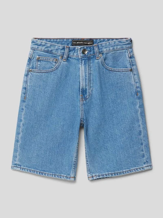 Zdjęcie produktu Szorty jeansowe z detalami z logo model ‘SATURN’ Quiksilver Niebieski