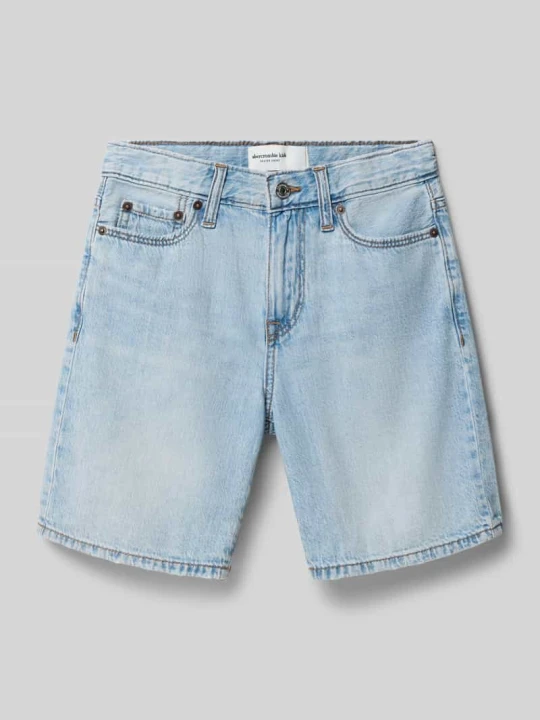 Zdjęcie produktu Szorty jeansowe z wpuszczanymi kieszeniami Abercrombie & Fitch Niebieski