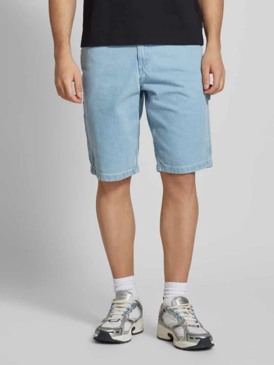 Zdjęcie produktu Szorty jeansowe z wpuszczanymi kieszeniami model ‘GARYVILLE’ Dickies Jeansowy niebieski