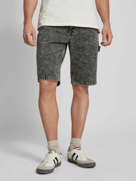 Zdjęcie produktu Szorty jeansowe z wpuszczanymi kieszeniami model ‘GARYVILLE’ Dickies Jasnoszary