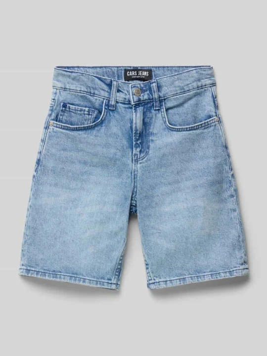 Zdjęcie produktu Szorty jeansowe z wpuszczanymi kieszeniami model ‘WARDEN’ Cars Jasnoniebieski