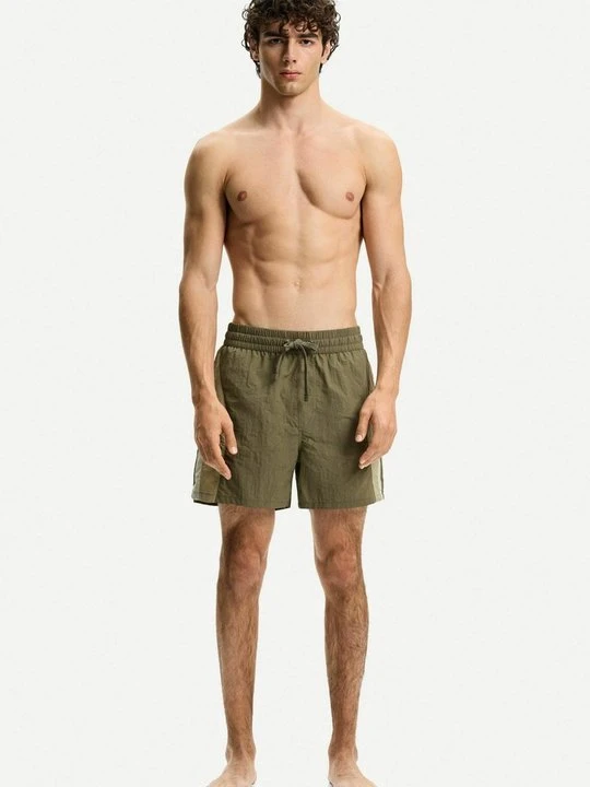 Zdjęcie produktu Szorty kąpielowe Bershka khaki
