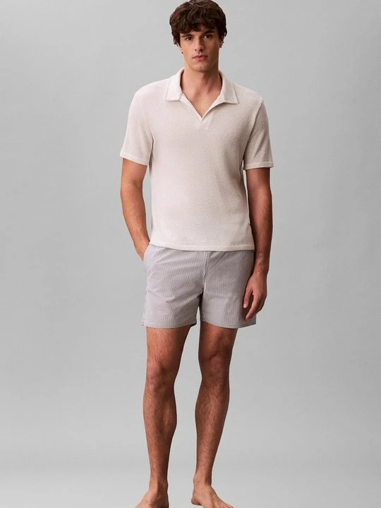 Zdjęcie produktu Szorty kąpielowe Calvin Klein metaliczny szary