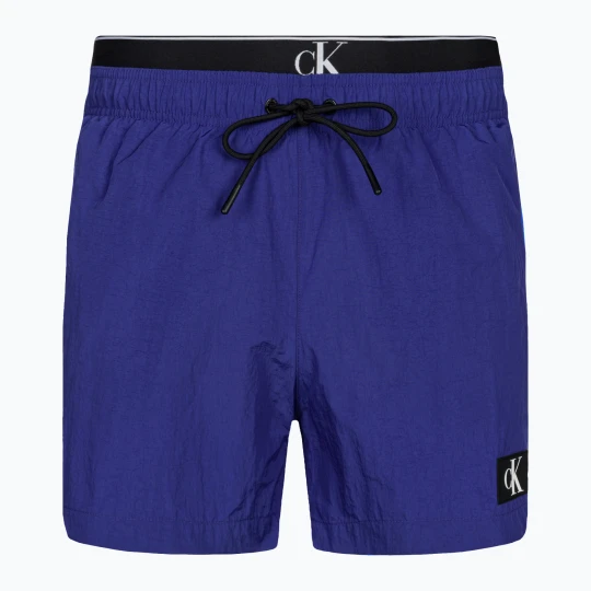 Zdjęcie produktu Szorty kąpielowe męskie Calvin Klein Medium Double WB midnight lagoon Granatowy