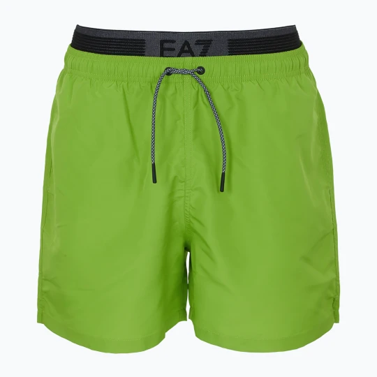 Zdjęcie produktu Szorty kąpielowe męskie EA7 Emporio Armani Logo Tape Boxer titanite Zielony