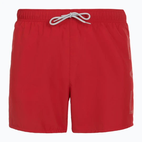 Zdjęcie produktu Szorty kąpielowe męskie EA7 Emporio Armani Swim Trunks With Oversized Logo equestrian red / silver