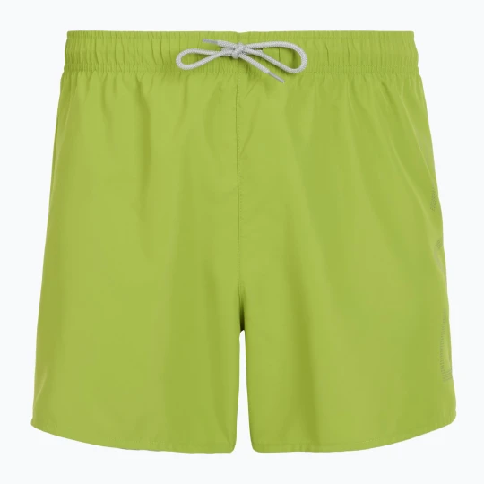 Zdjęcie produktu Szorty kąpielowe męskie EA7 Emporio Armani Swim Trunks With Oversized Logo titanite / silver Zielony