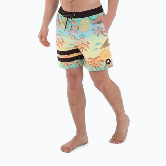 Zdjęcie produktu Szorty kąpielowe męskie Hurley Phantom Eco Block Party Volley 17" pineapple