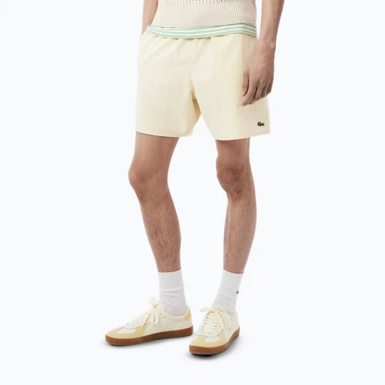 Zdjęcie produktu Szorty kąpielowe męskie Lacoste MH9089 white/yellow