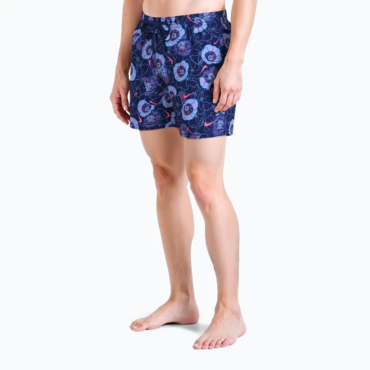 Zdjęcie produktu Szorty kąpielowe męskie Nike Multi Poppy Print 5" Volley midnight navy Granatowy