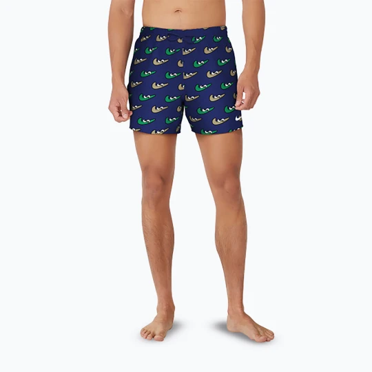 Zdjęcie produktu Szorty kąpielowe męskie Nike Multi Print 5" Volley midnight navy Granatowy