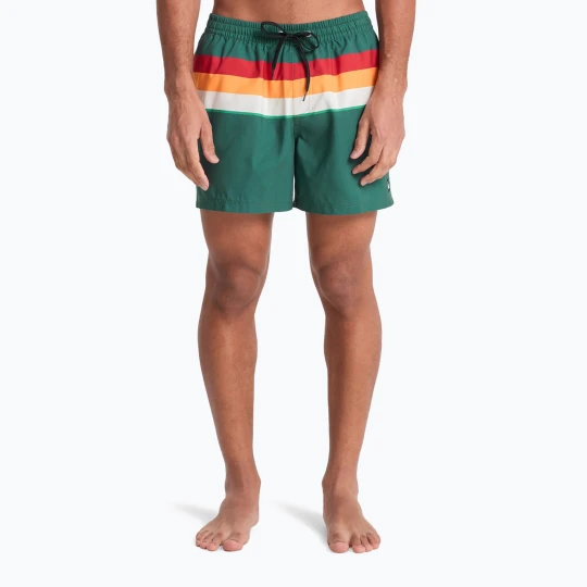 Zdjęcie produktu Szorty kąpielowe męskie Quiksilver Everyday Printed Volley 15" forest outside stripe Zielony