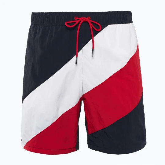 Zdjęcie produktu Szorty kąpielowe męskie Tommy Hilfiger Long Drawstring Diag Na desert sky
