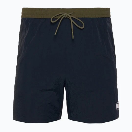 Zdjęcie produktu Szorty kąpielowe męskie Tommy Hilfiger Medium Drawstring desert sky Granatowy