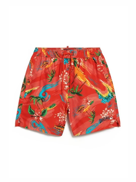 Zdjęcie produktu Szorty kąpielowe Superdry czerwony