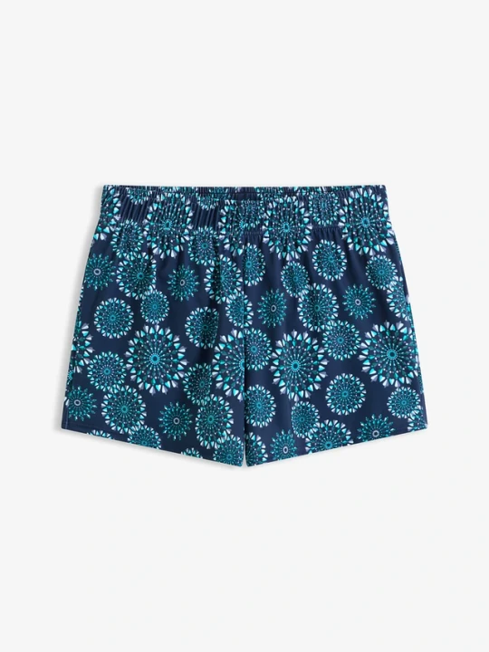 Zdjęcie produktu Szorty kąpielowe z wszytymi figami bikini BonPrix niebieski