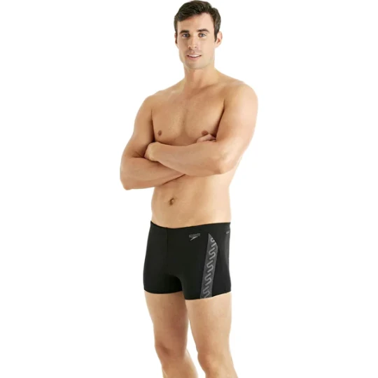 Zdjęcie produktu Szorty męskie Endurance+ Monogram Aquashort Speedo Czarny