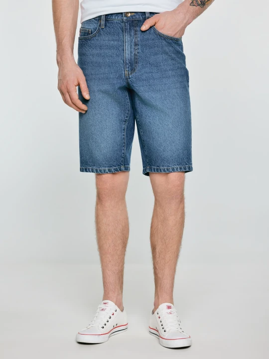 Zdjęcie produktu szorty męskie jeansowe niebieskie colter 410 Big Star