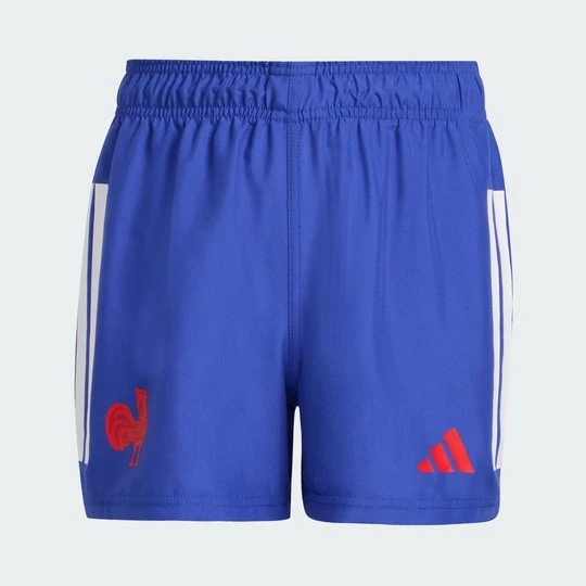 Zdjęcie produktu Szorty młodzieżowe FFR Rugby Match Adidas Semi Lucid Blue