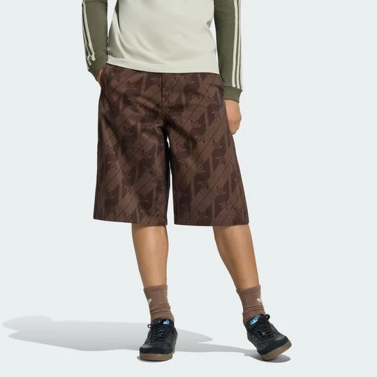 Zdjęcie produktu Szorty Monogram Adidas Aurora Coffee