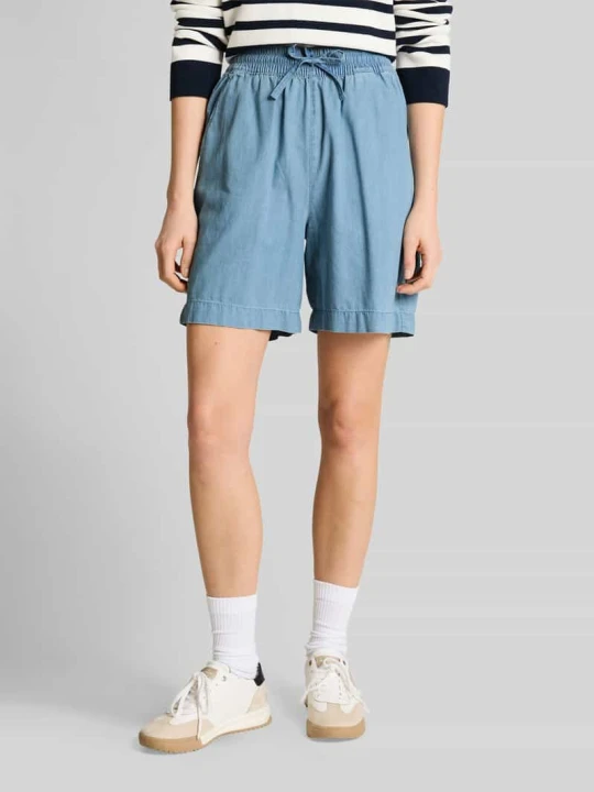 Zdjęcie produktu Szorty o kroju loose fit z czystej bawełny Tom Tailor Jasnoniebieski