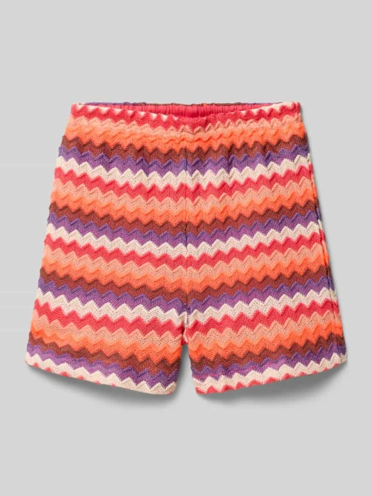 Zdjęcie produktu Szorty o kroju loose fit z elastycznym pasem s.Oliver Koralowy