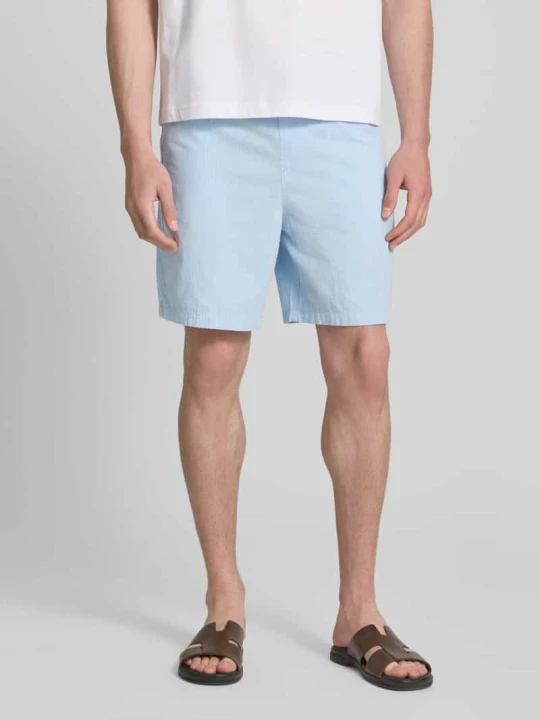 Zdjęcie produktu Szorty o kroju regular fit z czystej bawełny model 'STUART' Selected Jasnoniebieski
