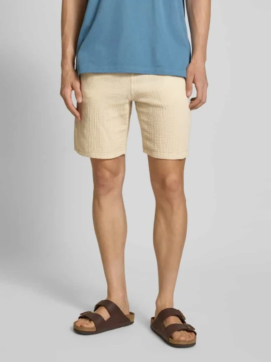 Zdjęcie produktu Szorty o kroju regular fit z elastycznym pasem model ‘JAIDEN’ Jack&Jones Piaskowy