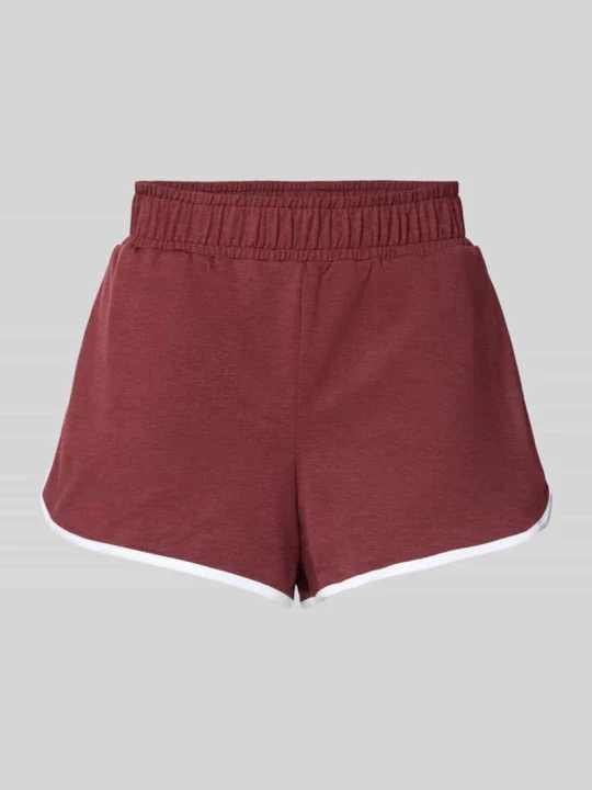 Zdjęcie produktu Szorty o kroju regular fit z elastycznym pasem model 'Marty' Varley Bordowy