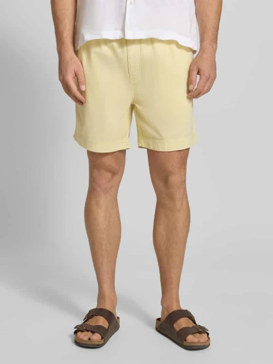 Zdjęcie produktu Szorty o kroju regular fit z elastycznym pasem model 'SUNFADED' Gant Jasnożółty