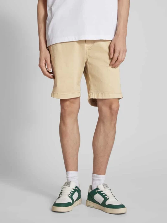 Zdjęcie produktu Szorty o kroju regular fit z elastycznym pasem Urban Classics Beżowy