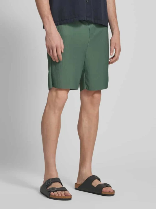 Zdjęcie produktu Szorty o kroju regular fit z fakturowanym wzorem model ‘DRUM LIFE’ Only & Sons Petrol