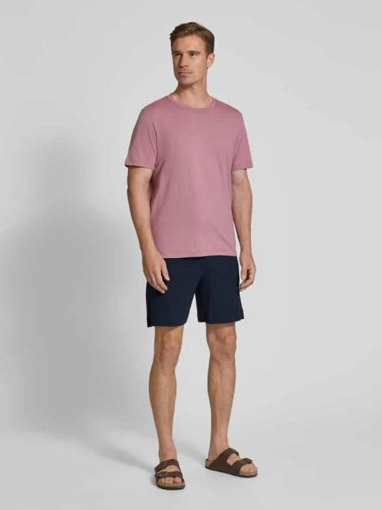 Zdjęcie produktu Szorty o kroju regular fit z fakturowanym wzorem model ‘Ediiz’ JOOP! Granatowy