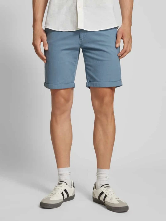 Zdjęcie produktu Szorty o kroju regular fit z fakturowanym wzorem model ‘FURY’ Jack&Jones Jasnoniebieski