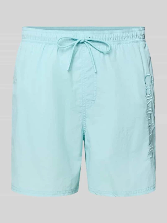 Zdjęcie produktu Szorty kąpielowe w kroju regular fit z tylną kieszenią Calvin Klein