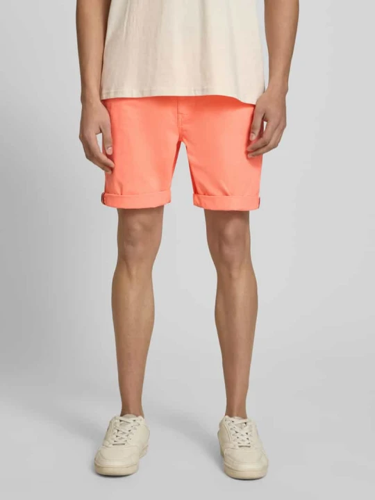Zdjęcie produktu Szorty o kroju regular fit z kieszonką na monety Superdry Neonowy pomarańczowy