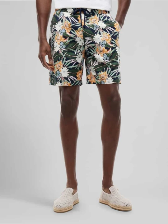 Zdjęcie produktu Szorty o kroju regular fit z mieszanki bawełny i lyocellu model 'DOVER' Tommy Hilfiger Granatowy