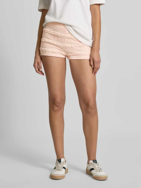 Zdjęcie produktu Szorty o kroju regular fit z mieszanki bawełny model ‘COCO’ Vero Moda Różowy