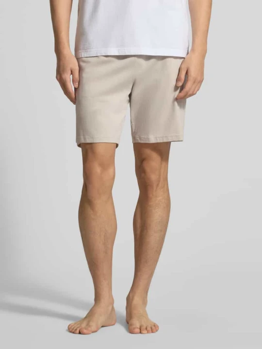 Zdjęcie produktu Szorty dresowe o kroju regular fit z mieszanka bawełny model 'MIix&Match' Boss Średnioszary